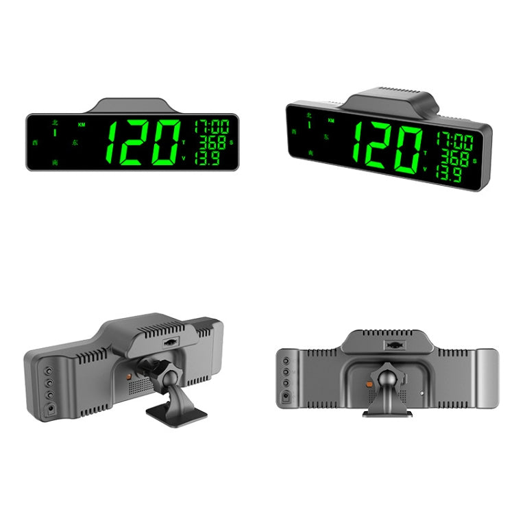 9.0 Inch Screen Car HUD Car Head-up Display Compass Multifunction GPS Speedometer - Head Up Display System by PMC TechLife | Online Shopping South Africa | PMC TechLife | Buy Now Pay Later Mobicred