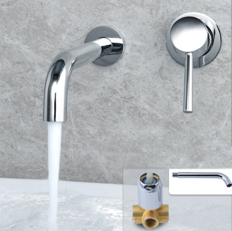 In-wall Hidden Concealed Faucet Hot and Cold Copper Mixing Valve, Specification: Silver Split - free shipping - PMC TechLife - Order now!