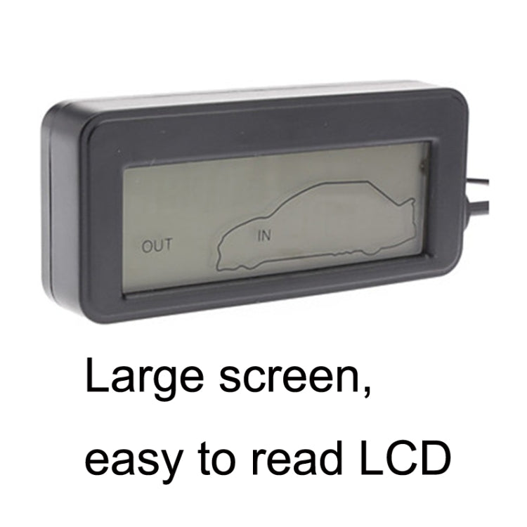 Car Inside and Outside Backlit Mini Digital Thermometer(Blue) - Clocks & Car Meters by PMC TechLife | Online Shopping South Africa | PMC TechLife | Buy Now Pay Later Mobicred