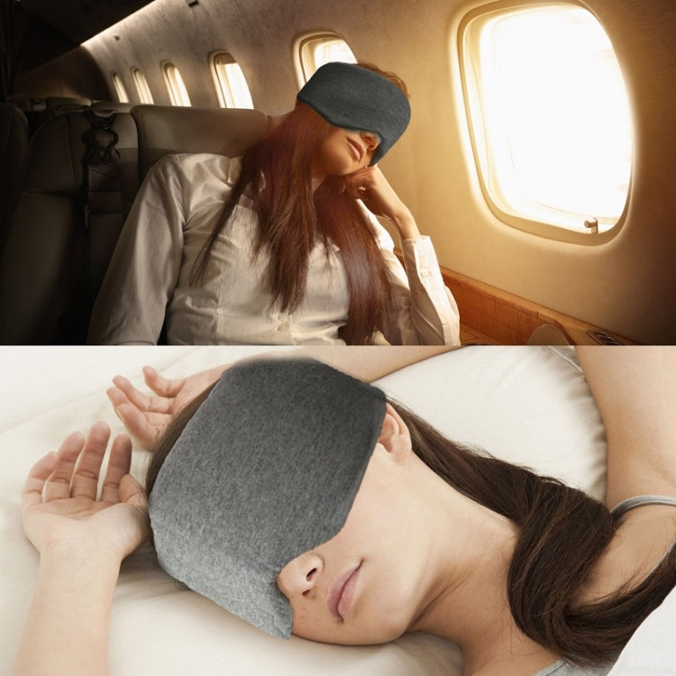 Oversized Cotton Breathable Blackout Sleep Eye Mask(Black) - free shipping - PMC TechLife - Order now!