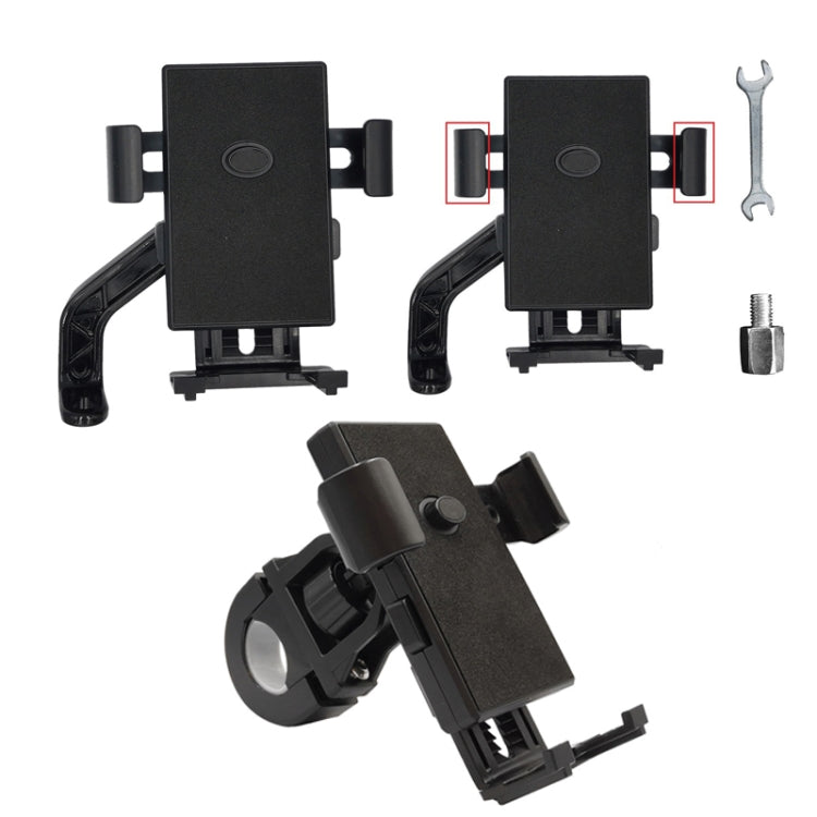 YY02 Bicycle Motorcycle Electric Vehicle Universal Mobile Phone Holder, Style: Rearview Mirror Model - Holders by PMC TechLife | Online Shopping South Africa | PMC TechLife | Buy Now Pay Later Mobicred