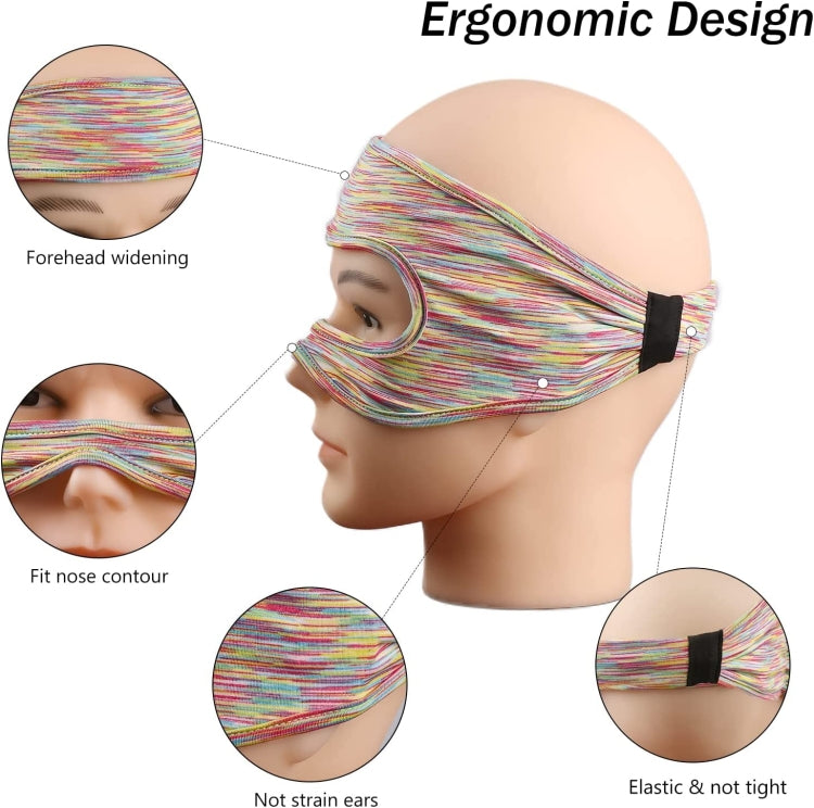 VR Glasses Head-mounted Breathable Sweat-proof Eye Mask(Orange Gray) - VR Accessories by PMC TechLife | Online Shopping South Africa | PMC TechLife | Buy Now Pay Later Mobicred