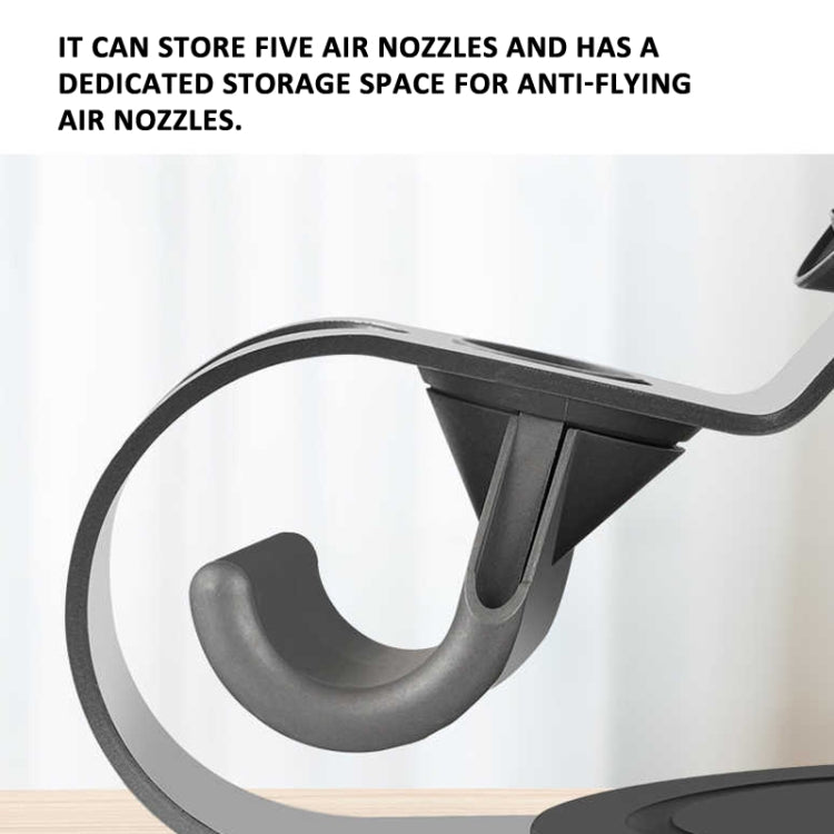 For Dyson Supersonic Hair Dryer Stand Holder With Cable Storage Function(Silver) - Hair Dryers & Accessories by PMC TechLife | Online Shopping South Africa | PMC TechLife