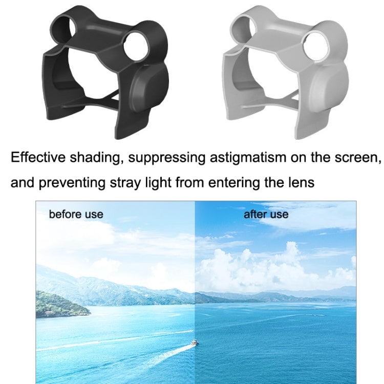 Sunnylife MM3-ZG406 Lens Hood Gimbal Protection Anti-Glare Sunshade Cover For DJI Mini3 Pro(Grey) - Lens Hood by Sunnylife | Online Shopping South Africa | PMC Jewellery
