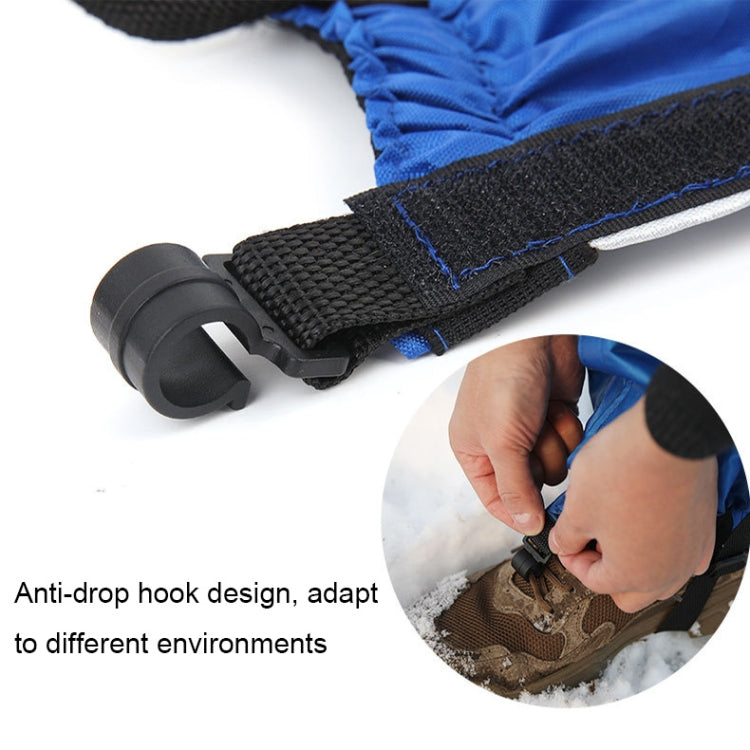 04 Outdoor Short Mountaineering Anti-Snow Leg Covers(Blue) - Mountaineering Outfit by PMC TechLife | Online Shopping South Africa | PMC TechLife | Buy Now Pay Later Mobicred