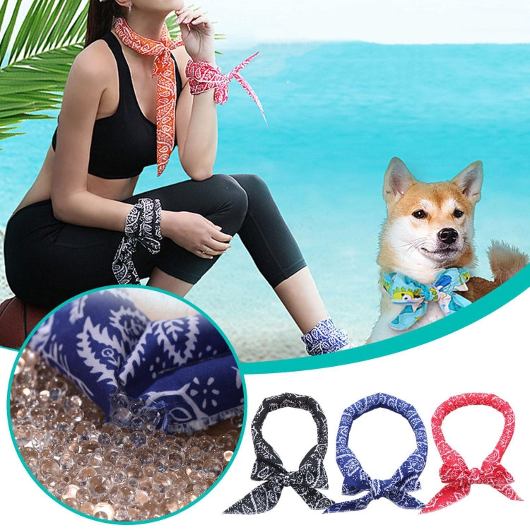 3 PCS Summer Cooling Bandana Neck Wraps Scarf For Women Men Kids Pet, Color: Green Leaves - Sports Towels by PMC Jewellery | Online Shopping South Africa | PMC Jewellery