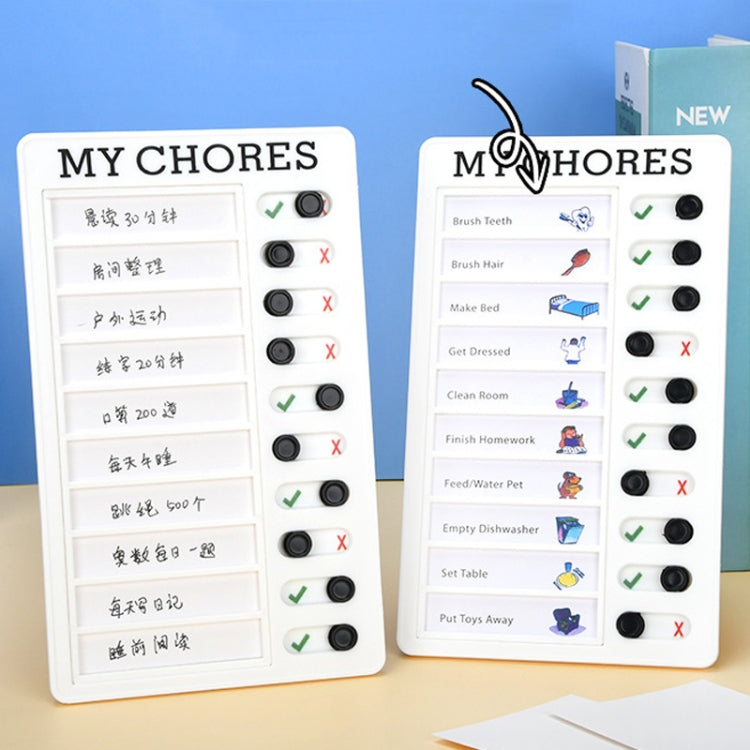 Wall Hanging Checklist Memo Boards Adjustable Checklist Board,Style: My Chores - Gadgets by PMC TechLife | Online Shopping South Africa | PMC TechLife