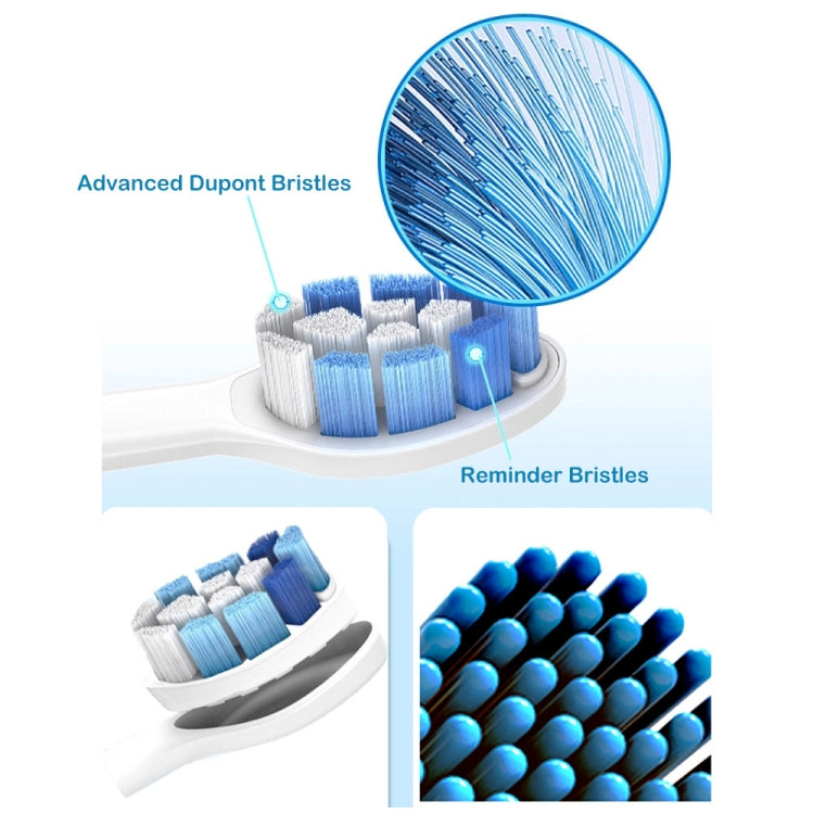 Toothbrush Head For Philips HX3/HX6/HX9 Series(Interdental Care Green) - Replacement Brush Heads by PMC TechLife | Online Shopping South Africa | PMC TechLife | Buy Now Pay Later Mobicred