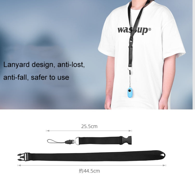 2 PCS Thumb Camera Silicone Case + Lanyard For Insta360 GO2(Black) - Case & Bags by PMC TechLife | Online Shopping South Africa | PMC TechLife | Buy Now Pay Later Mobicred