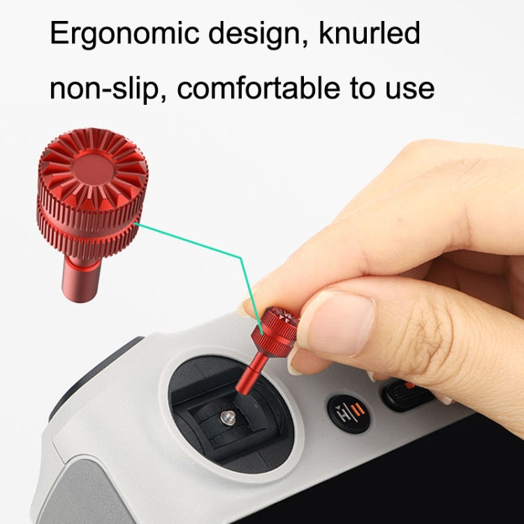 1 Pair Sunnylife MM3-YG393 For DJI Mini3 Pro DJI RC With Screen Remote Control Thumb Rocker(Titanium) - Other by Sunnylife | Online Shopping South Africa | PMC TechLife | Buy Now Pay Later Mobicred
