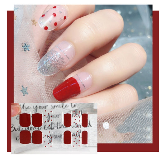 10 PCS 3D Hot Stamping Waterproof Nail Art Sticker(Z/A094) - Nail Stickers by PMC Jewellery | Online Shopping South Africa | PMC Jewellery | Buy Now Pay Later Mobicred