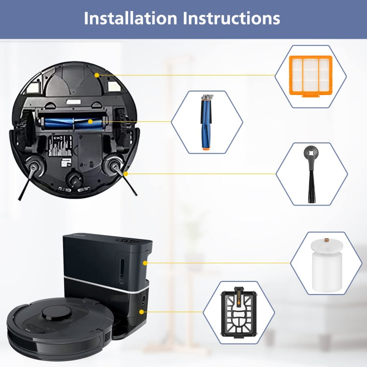 For Shark AI AV2501AE / AV2502AE Robot Vacuum Accessories Main Brush - For Shark Accessories by PMC TechLife | Online Shopping South Africa | PMC TechLife | Buy Now Pay Later Mobicred