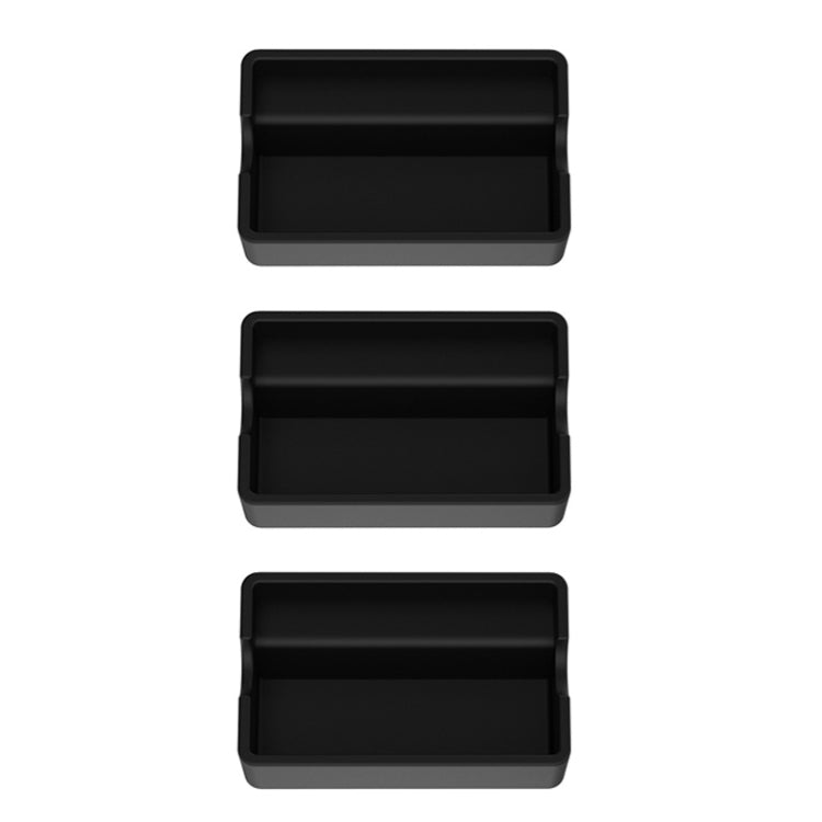 3PCS Sunnylife MM3-DC405 For DJI Mini 3 Pro Short Circuit Resistant Battery Silicone Dust Cover(Black) - Other by Sunnylife | Online Shopping South Africa | PMC TechLife | Buy Now Pay Later Mobicred