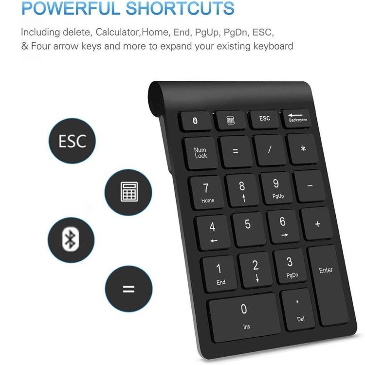 BT304 22 Keys Laptop Mini Wireless Keyboard, Spec: Bluetooth (Gold) - free shipping - PMC Jewellery - Order now!