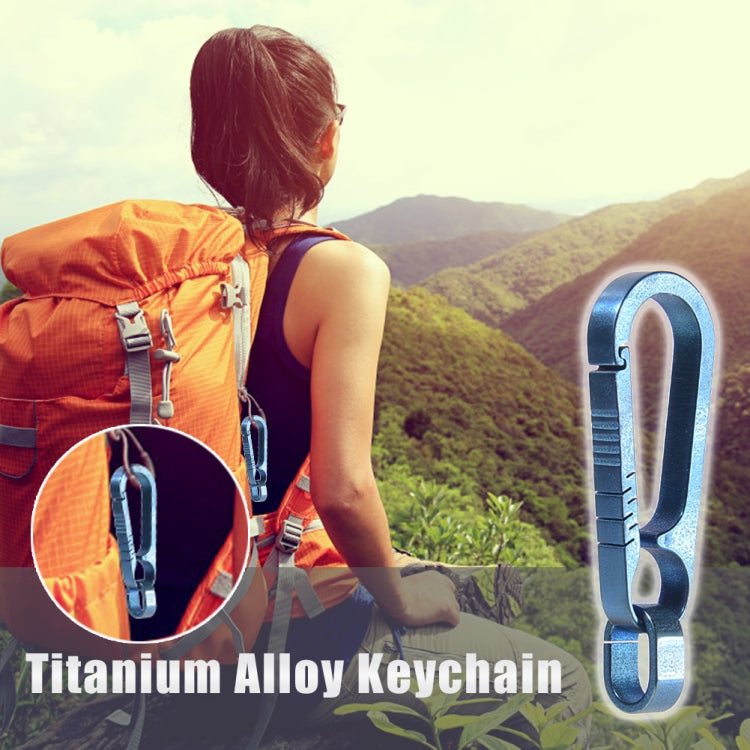 Men Titanium Alloy Keychain Car Key Waist Hanging(Colorful Titanium) - Key Rings by PMC TechLife | Online Shopping South Africa | PMC TechLife | Buy Now Pay Later Mobicred