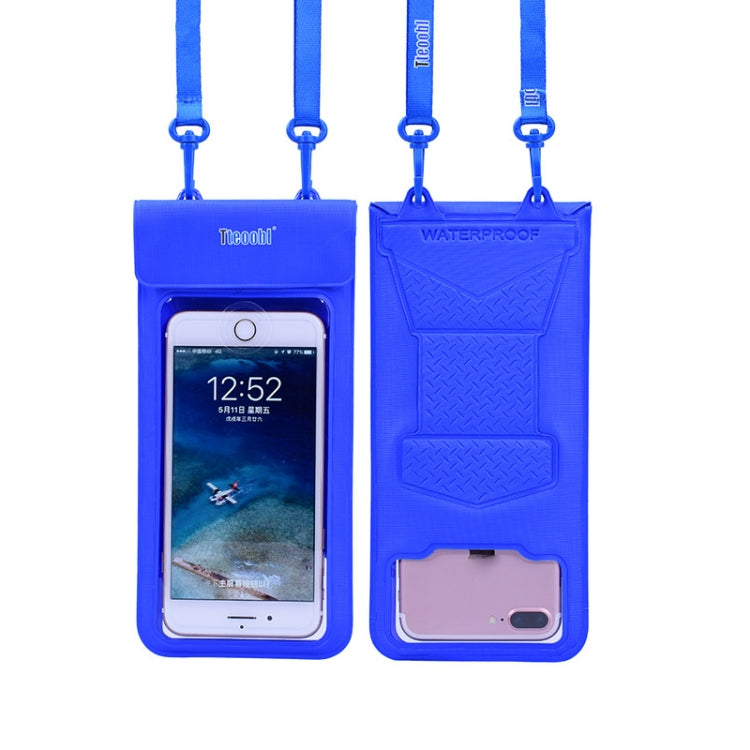 Tteoobl  30m Underwater Mobile Phone Waterproof Bag, Size: Small(Blue) - Waterproof Bag by Tteoobl | Online Shopping South Africa | PMC Jewellery | Buy Now Pay Later Mobicred