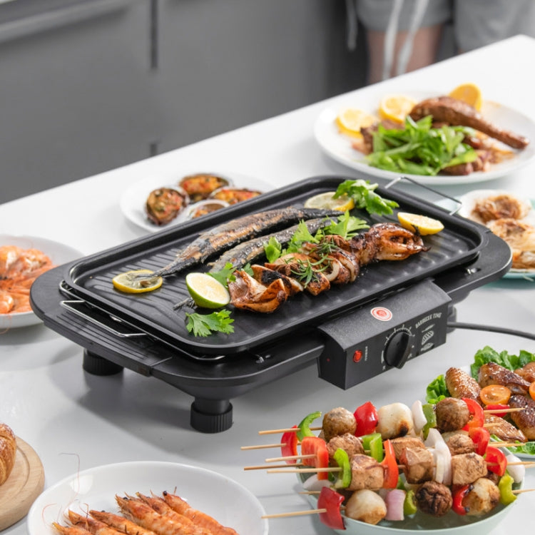 1800W Electric Grill Home BBQ Grill, EU Plug(Black) - free shipping - PMC TechLife - Order now!