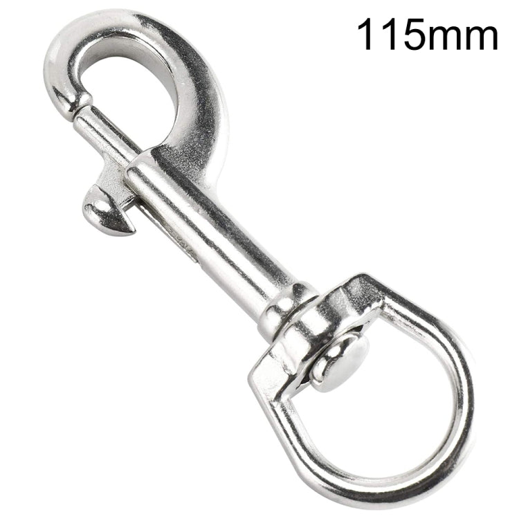 Stainless Steel Swivel Single Hook Pet Leash Hook, Specification: 115mm - Hooks by PMC TechLife | Online Shopping South Africa | PMC TechLife | Buy Now Pay Later Mobicred
