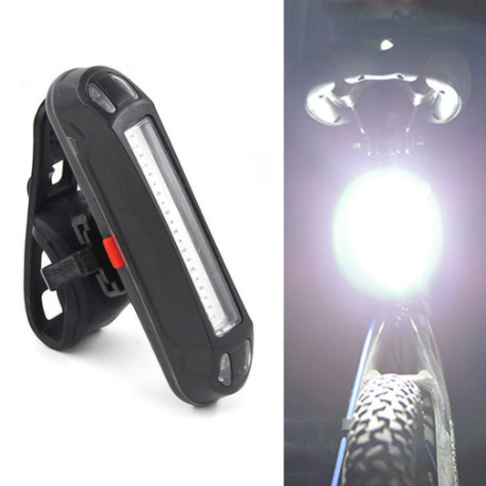 LED Rechargeable Bicycle Warning Strip Tail Light(OPP White Light) - Taillights by PMC Jewellery | Online Shopping South Africa | PMC Jewellery | Buy Now Pay Later Mobicred