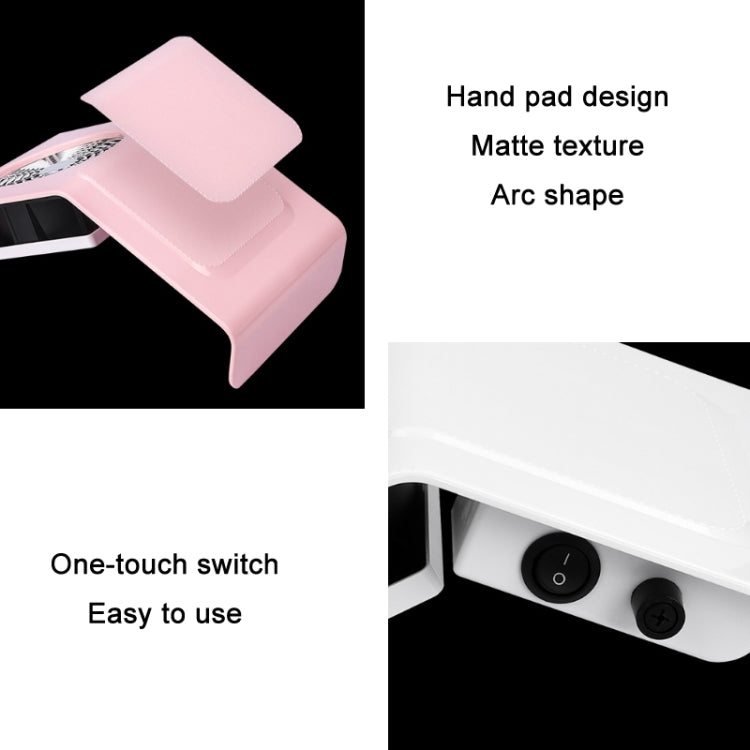 40W Nail Art Vacuum Cleaner Dust Collector, Specification: US Plug (Pink) - Nail Art Equipment by PMC TechLife | Online Shopping South Africa | PMC TechLife | Buy Now Pay Later Mobicred
