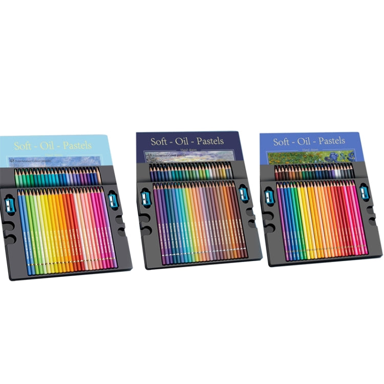 48 Colors Oily Bright Color Pencil Studio Special Set Morandi - Art Supplies by PMC TechLife | Online Shopping South Africa | PMC TechLife | Buy Now Pay Later Mobicred
