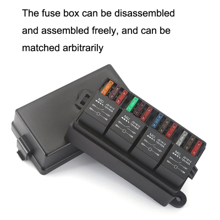 TF008-10 12V 5Pin Relay Car RV Radiography Sound Modified Electromagnetic Insurance Box - free shipping - PMC TechLife - Order now!