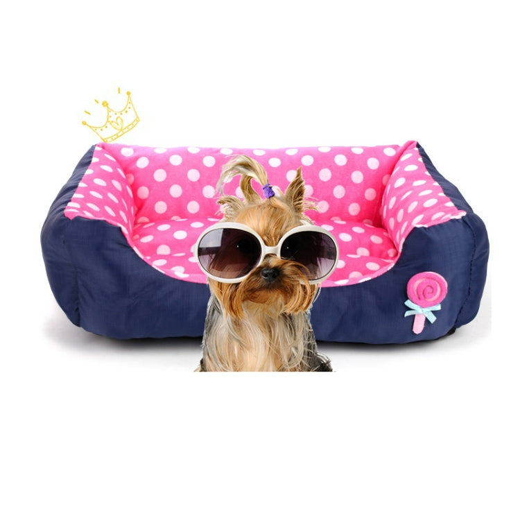 Cartoon Pet Kennel Square Cushion For Small And Medium Pet, Specification: M(Pink) - Pet Houses & Accessories by PMC TechLife | Online Shopping South Africa | PMC TechLife | Buy Now Pay Later Mobicred