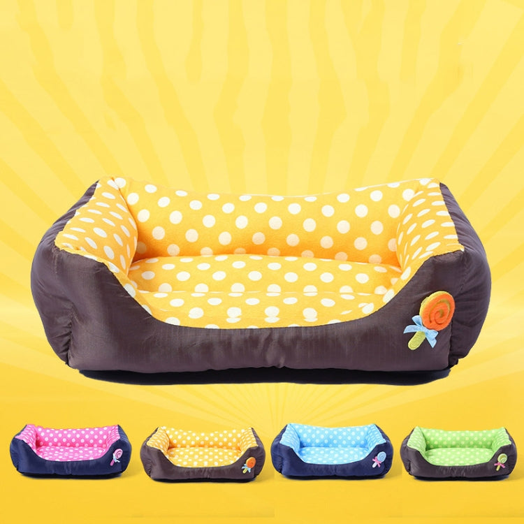 Cartoon Pet Kennel Square Cushion For Small And Medium Pet, Specification: M(Pink) - Pet Houses & Accessories by PMC TechLife | Online Shopping South Africa | PMC TechLife | Buy Now Pay Later Mobicred