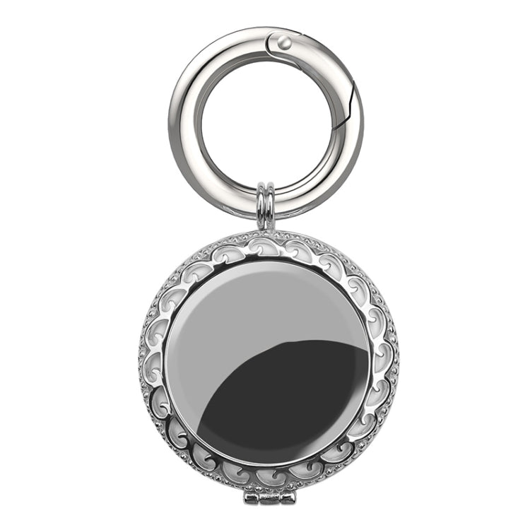 Anti-Lost Plating Keychain Locator Tracker Protective Cover For Airtag(White Gold) - Key Chain Series by PMc TechLife | Online Shopping South Africa | PMc TechLife | Buy Now Pay Later Mobicred