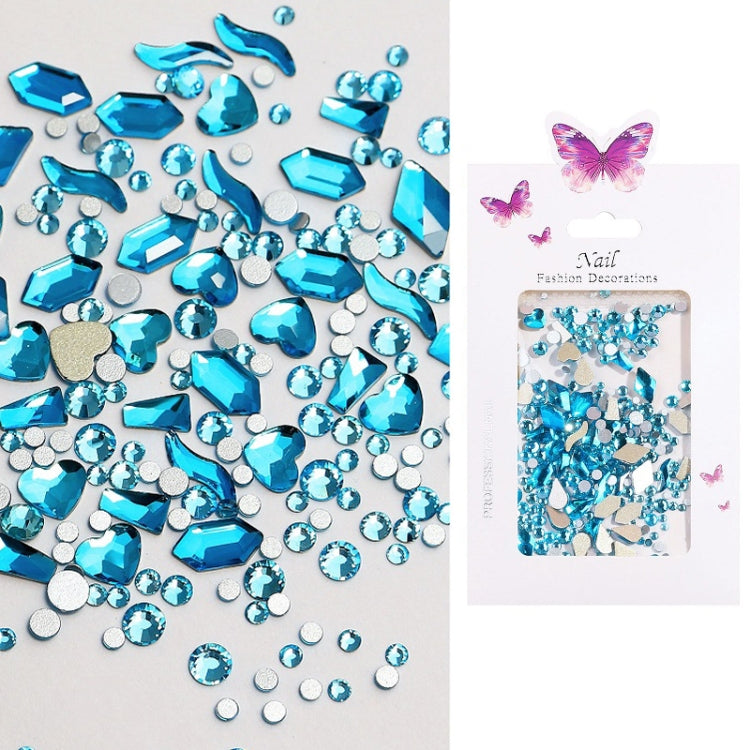 DIY Flat Bottom Shaped Glass Mixed Nail Art Rhinestones, Specification: 04 - Nail Stickers by PMC Jewellery | Online Shopping South Africa | PMC Jewellery | Buy Now Pay Later Mobicred