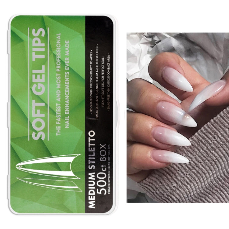 Scratch-free Ultra-thin Seamless Manicure Nail Plate, Shape: 07 Long Ballet - free shipping - PMC Jewellery - Order now!
