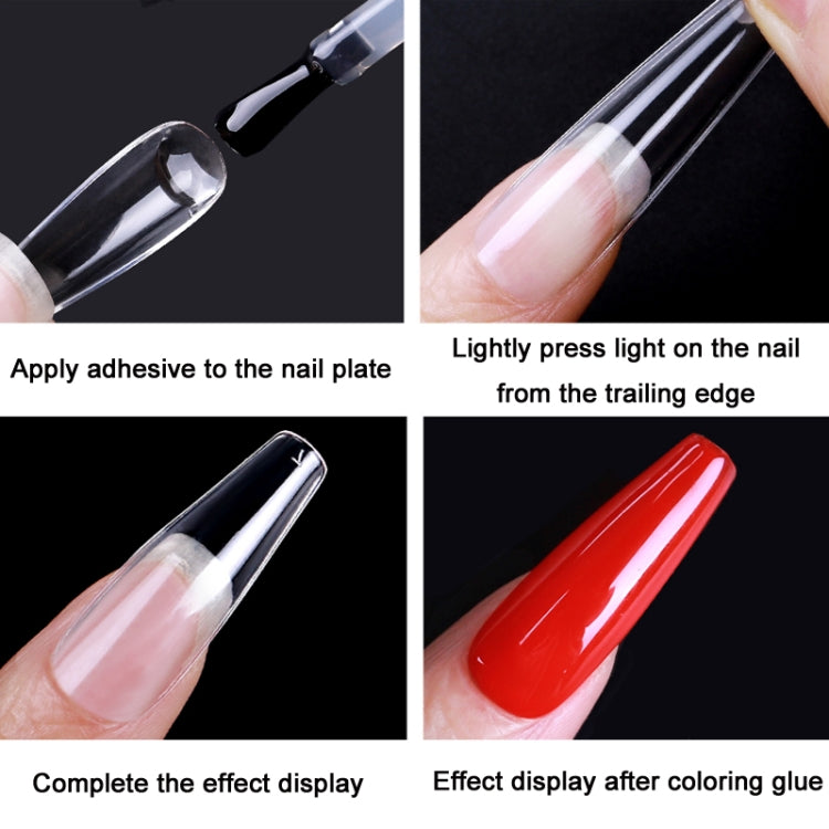 Scratch-free Ultra-thin Seamless Manicure Nail Plate, Shape: 10 Short Coffin - Nail Stickers by PMC Jewellery | Online Shopping South Africa | PMC Jewellery | Buy Now Pay Later Mobicred