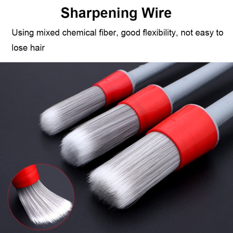 QZZS-82 Solid Sharpened Wire Automotive Detail Cleaning Brush(3 In 1) - Car washing supplies by PMC TechLife | Online Shopping South Africa | PMC TechLife | Buy Now Pay Later Mobicred