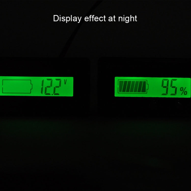L6133 LCD Electric Motorcycle Power Display, Style: Single Button Green Backlight - Electrical Instruments by PMC TechLife | Online Shopping South Africa | PMC TechLife | Buy Now Pay Later Mobicred