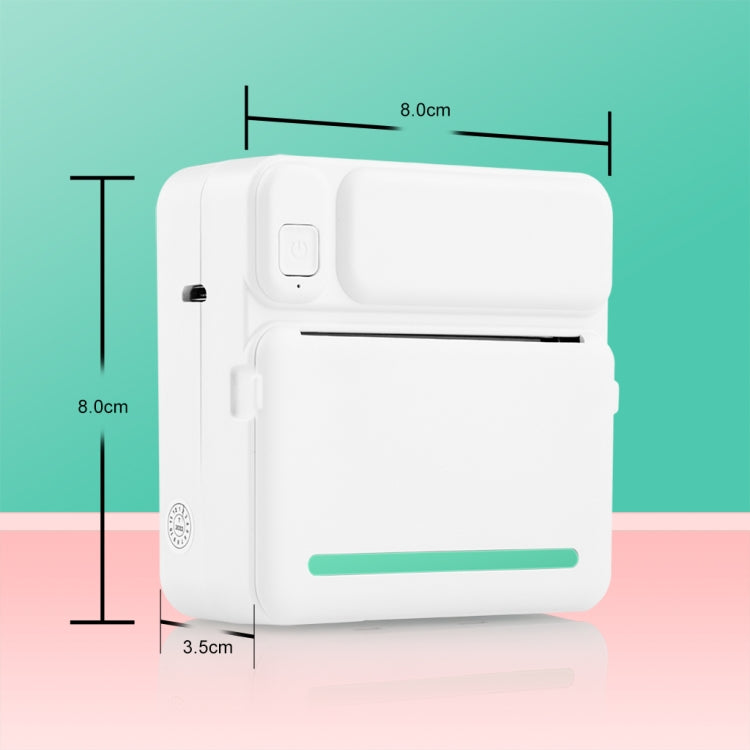 C19 200DPI Student Homework Printer Bluetooth Inkless Pocket Printer Blue Printer Paper x 5 - Printer by PMC TechLife | Online Shopping South Africa | PMC TechLife