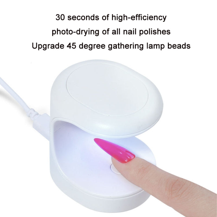 USB Mini Nail Phototherapy Lamp Nail Polish Baking Lamp, Color: Purple - Nail Dryers by PMC Jewellery | Online Shopping South Africa | PMC Jewellery | Buy Now Pay Later Mobicred