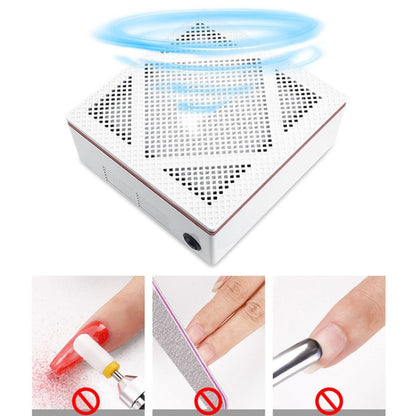 Nail Filter Silent Polishing Desktop Vacuum Cleaner(EU Plug) - Nail Art Equipment by PMC Jewellery | Online Shopping South Africa | PMC Jewellery | Buy Now Pay Later Mobicred