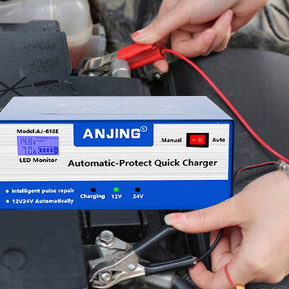 ANJING AJ-618E Battery Charger Car Battery Repairer, Model: US Plug - Battery Charger by PMC Jewellery | Online Shopping South Africa | PMC Jewellery | Buy Now Pay Later Mobicred