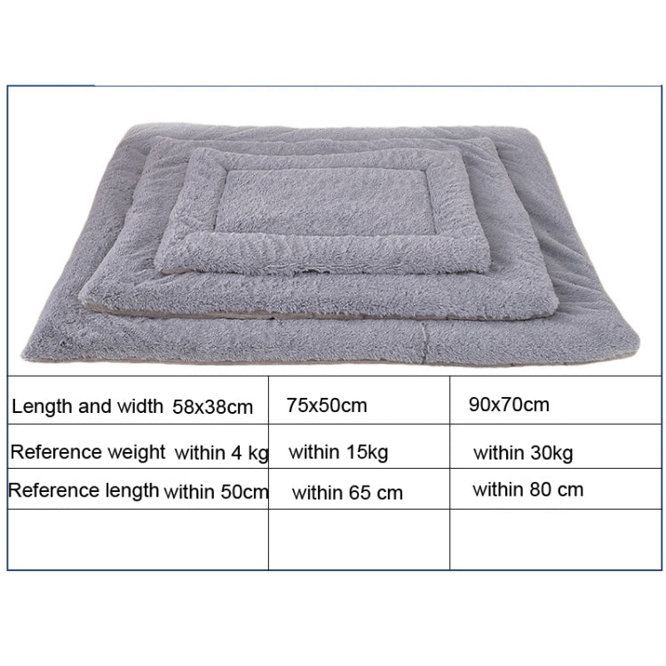 Double Sided Pet Mat Four Seasons Warm Dog Blanket,Size: L(Wick Strip Gray) - free shipping - PMC TechLife - Order now!