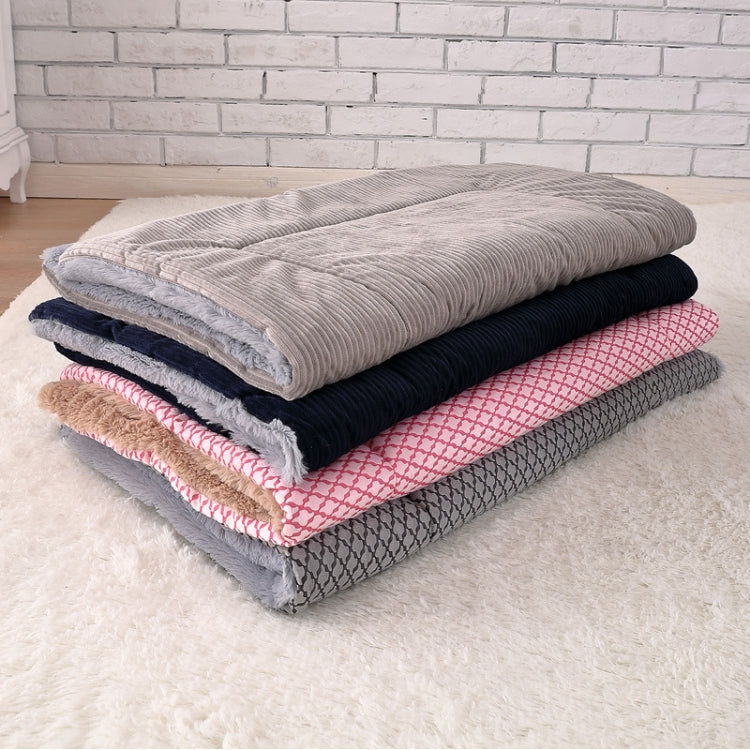 Double Sided Pet Mat Four Seasons Warm Dog Blanket,Size: L(Wick Strip Khaki) - free shipping - PMC TechLife - Order now!