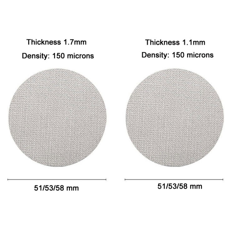 Stainless Steel Sintered Sheet Coffee Splash Filter, Size: 58mm x 1.7mm - free shipping - PMC TechLife - Order now!