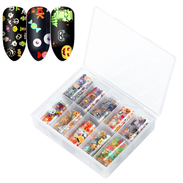 TZ0257 4x100cm Halloween Christmas Nail Art Starry Sticker Set without Nails(01) - Nail Stickers by PMC Jewellery | Online Shopping South Africa | PMC Jewellery | Buy Now Pay Later Mobicred