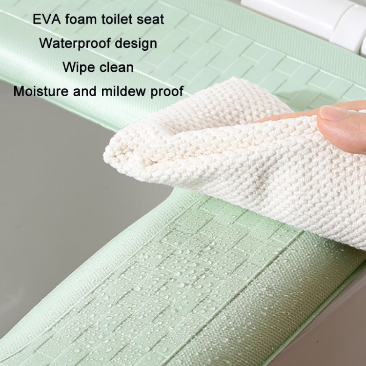 Household Thickened Waterproof Washable Toilet Seat, Color: Green - Bath Mats by PMC TechLife | Online Shopping South Africa | PMC TechLife