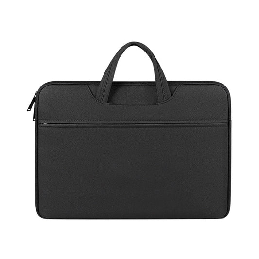 ST01 Large-Capacity Waterproof Shock-Absorbing Laptop Handbag, Size: 15.6 inches(Mysterious Black) - 15.6 - 17 inch by PMC Jewellery | Online Shopping South Africa | PMC Jewellery | Buy Now Pay Later Mobicred