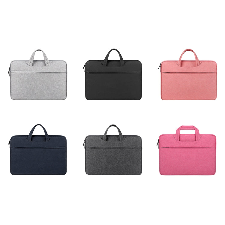 ST01 Large-Capacity Waterproof Shock-Absorbing Laptop Handbag, Size: 15.6 inches(Navy Blue) - free shipping - PMC TechLife - Order now!