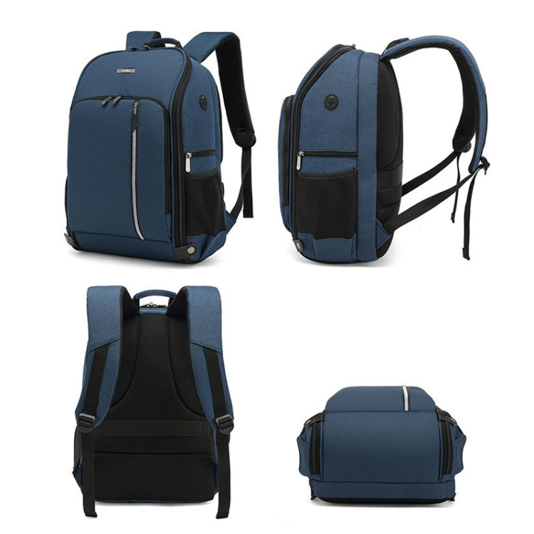 TONO LED Light SLR Digital Camera Backpack With USB Port(Grey) - free shipping - PMC TechLife - Order now!