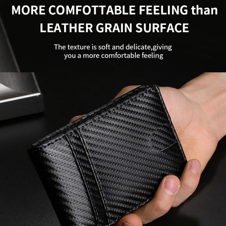 Tracker RFID Card Holder Leather Men Wallet for AirTag(Plain Weave) - Wallet Series by PMc TechLife | Online Shopping South Africa | PMc TechLife | Buy Now Pay Later Mobicred