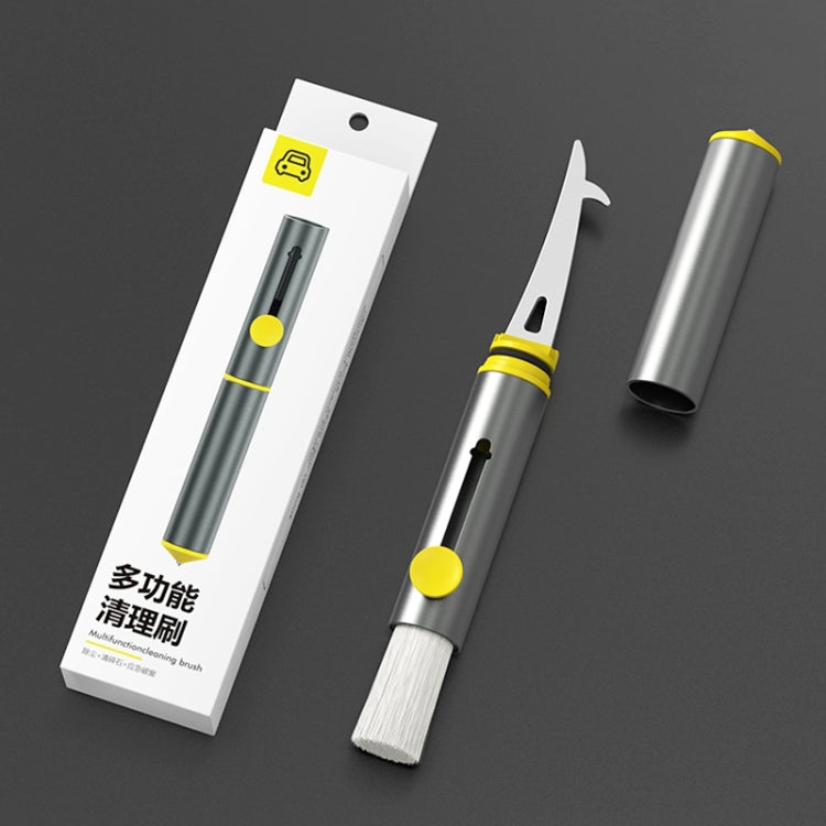 FH082 Car Air Conditioner Vent Multifunctional Cleaning Brush(Grey) - Car washing supplies by PMC TechLife | Online Shopping South Africa | PMC TechLife | Buy Now Pay Later Mobicred