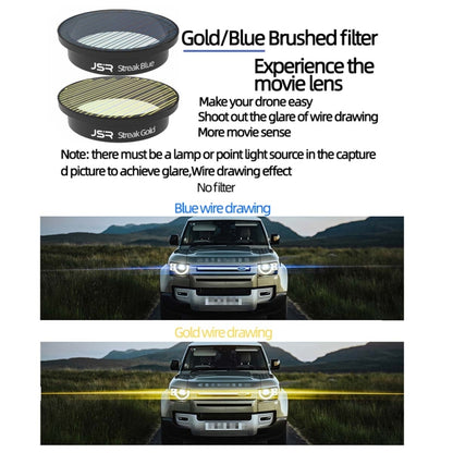 JSR  Drone Filter Lens Filter For DJI Avata,Style: Brushed Gold -  by PMC Jewellery | Online Shopping South Africa | PMC Jewellery | Buy Now Pay Later Mobicred