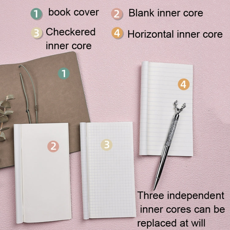 A6  Retro Lace Carved Girls Hand Ledger Diary With 3 Separate Inner Pages(Pink) - Notebooks by PMc TechLife | Online Shopping South Africa | PMc TechLife | Buy Now Pay Later Mobicred